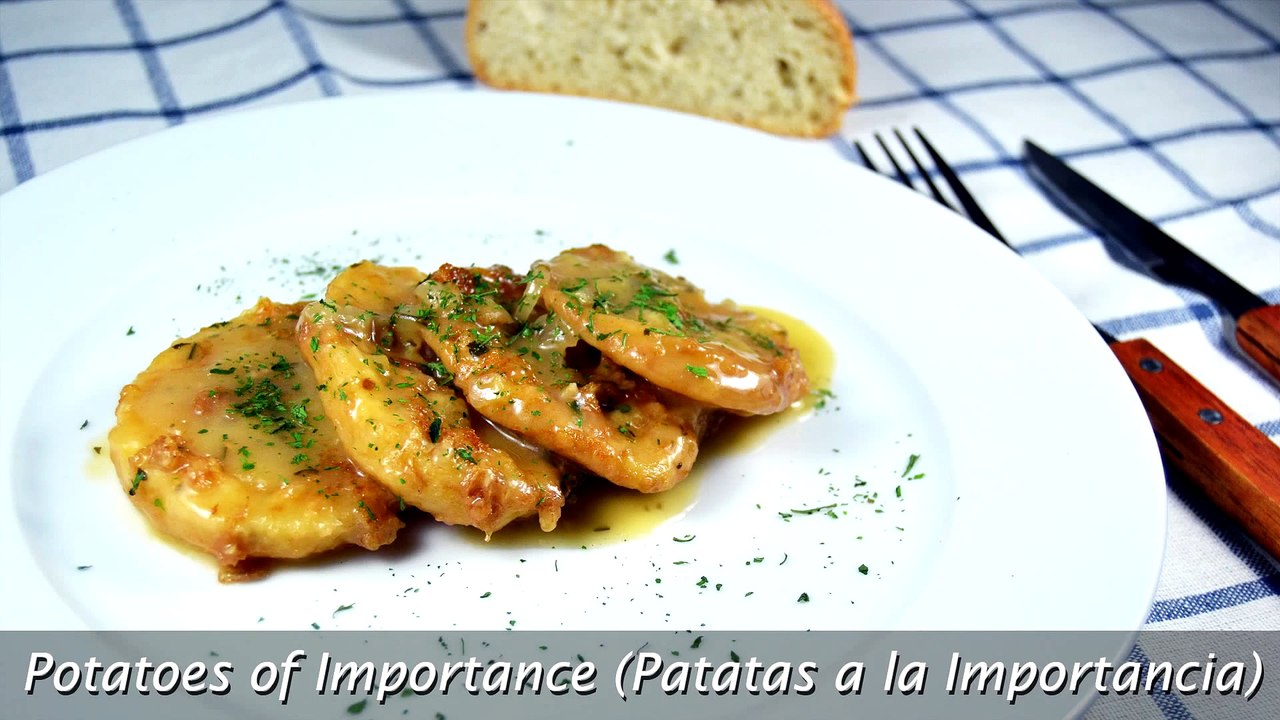 Potatoes of Importance (Patatas a la Importancia) - Easy Spanish Tapas Recipe