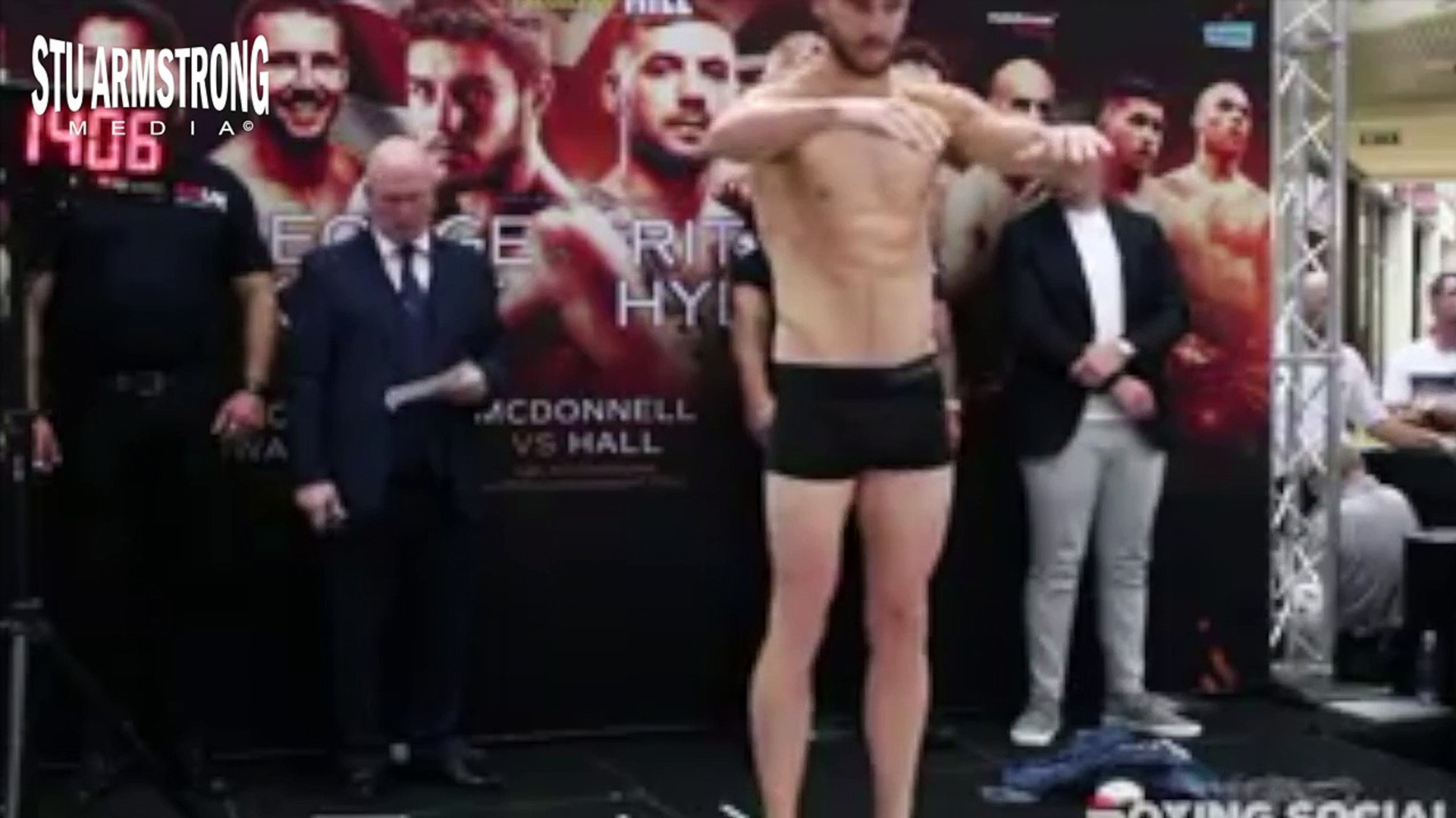 Matchroom Newcastle Kelly George Final Stare Down Before Images, Photos, Reviews