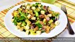 Bacon, Walnut & Raisin Salad with Honey-Mustard Dressing - Quick & Easy Salad Recipe