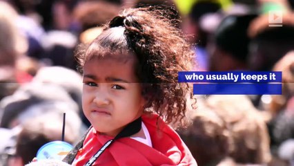 Kim Kardashian Shamed for Straightening North West's Hair