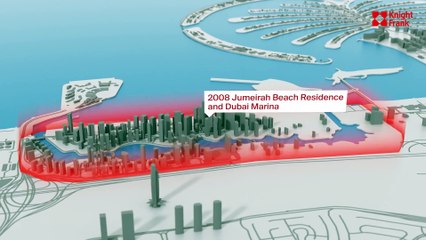 Dubai Evolution from 1960 to 2021 Time-lapse