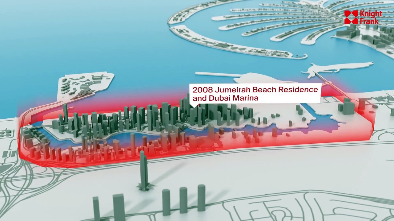 Dubai Evolution from 1960 to 2021 Time-lapse