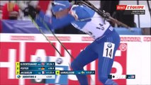 CdM biathlon Hochfilzen (S2) - relais H (4x7,5km), 10 déc 2017 (partie 2 sur 2), France 3e