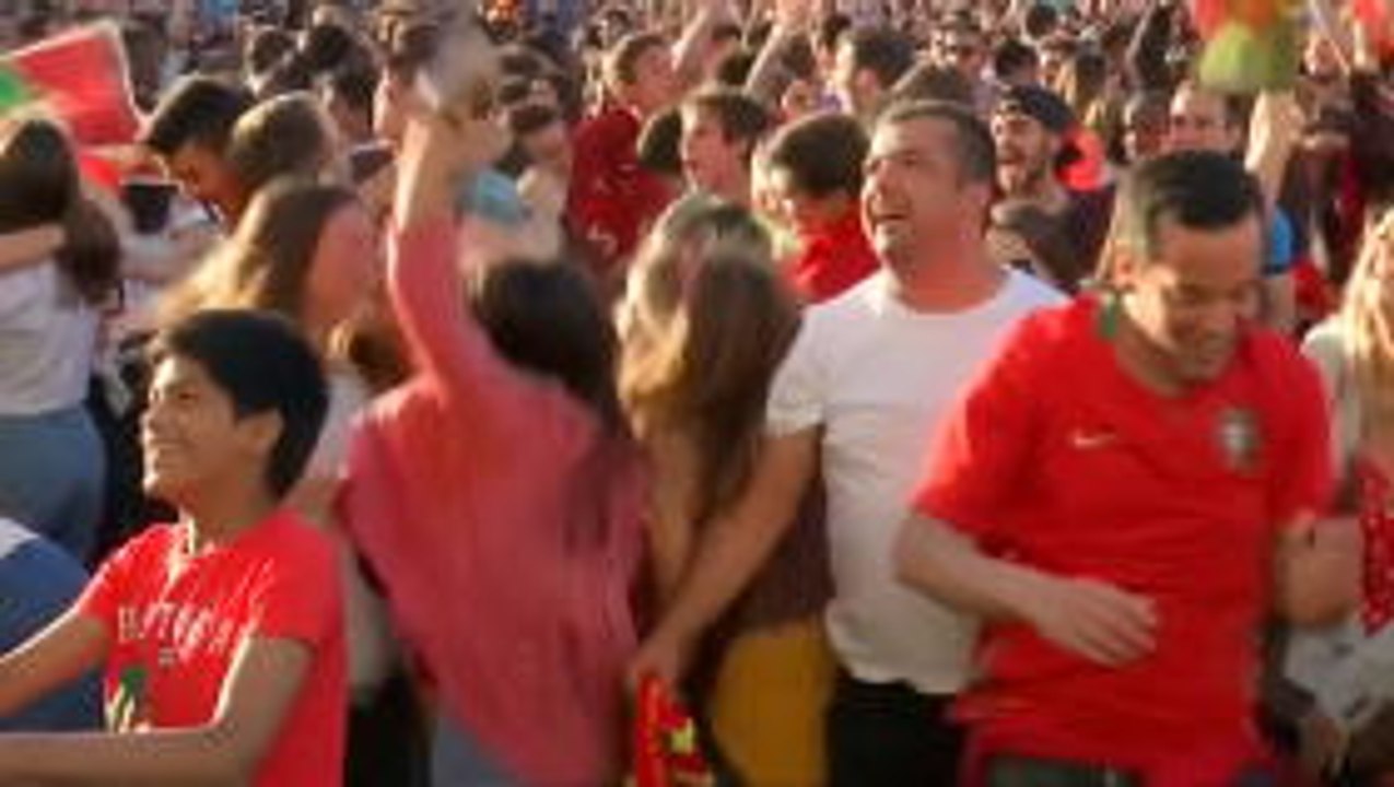 Portugal fans go crazy for Ronaldo goals