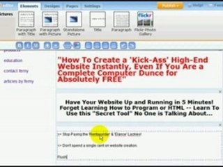 Instant Capture Page on Weebly.com