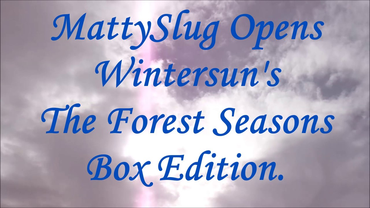 MattySlug Opens Wintersun's The Forest Season Box Edition!