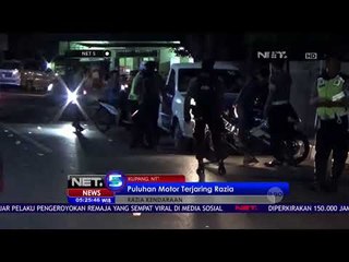 Puluhan Motor Terjaring Razia Pada Saat Malam Takbiran -NET5
