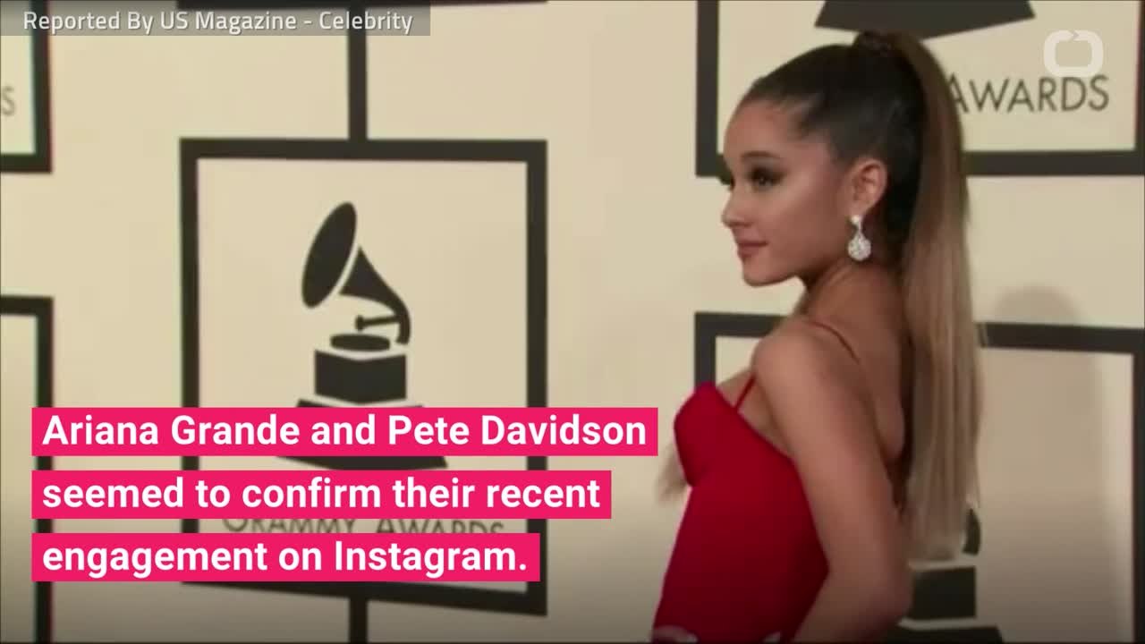 Ariana Grande, Pete Davidson Seemingly Confirm Engagement