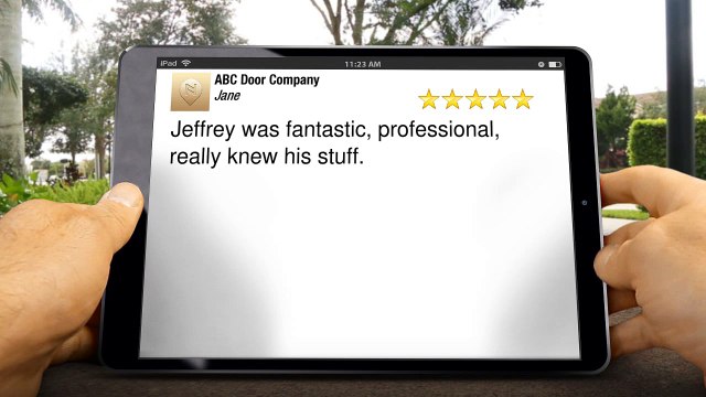 ABC Door Company Albuquerque Great 5 Star Review by Jane