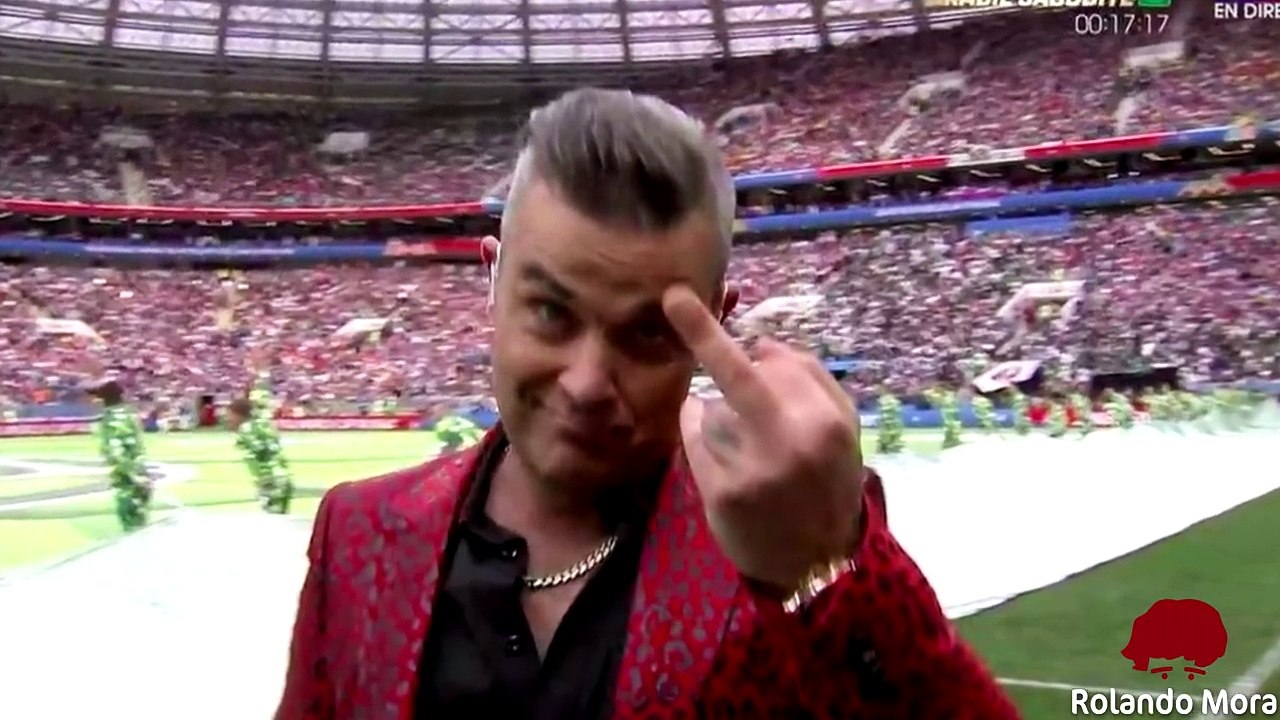 Robbie Williams Mundial 2018 Rusia Inauguración