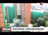 Penghancuran Apartemen 54 Meter Diwarnai Isak Tangis