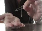 Magic Trick Video Online - Linking Safety Pins