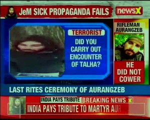 Last rites ceremony of Kashmir's braveheart; India pays tribute to martyr Aurangzeb