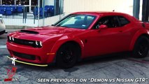 Dodge Demon vs GTR ROUND 2 | King Kong vs Godzilla Drag Race