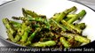 Stir-Fried Asparagus with Garlic & Sesame Seeds - Easy Asparagus Stir-Fry Recipe