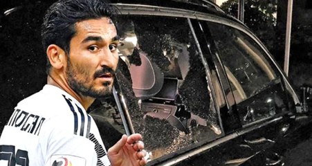 Cumhurbaşkanı Erdoğan'la Fotoğraf Çekilen İlkay Gündoğan'ın Otomobiline Saldırdılar