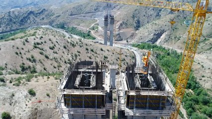 Alanya-Konya arası bu viyadükle 2 saate inecek... Türkiye’nin en yüksek ayaklı “Eyiste Viyadüğü” havadan görüntülendi