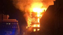 حريق هائل يصيب مجدداً ثاني أرقى الجامعات البريطانية