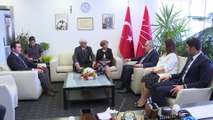 Siyasi partilerde bayramlaşma - Vatan Partisi heyetinden CHP'ye ziyaret - ANKARA