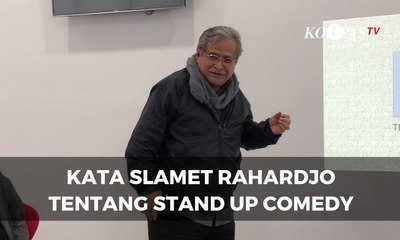 Ini Kata Slamet Rahardjo Tentang Stand Up Comedy