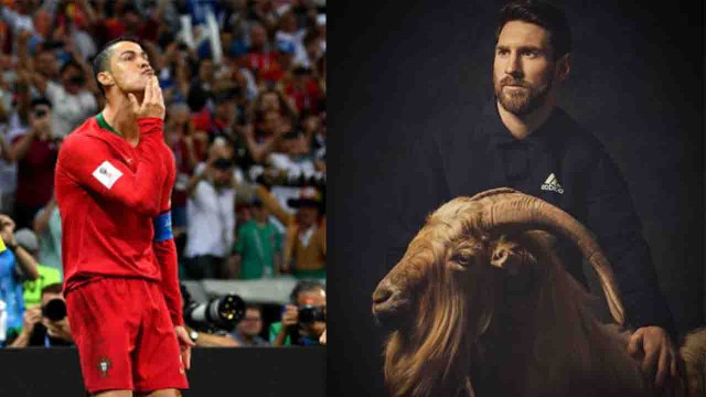 FIFA World Cup 2018: Cristiano Ronaldo Teases Lionel Messi with Stroking his Chin | वनइंडिया हिंदी