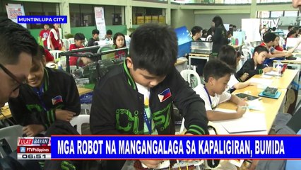 Mga robot na mangangalaga sa kapaligiran, bumida