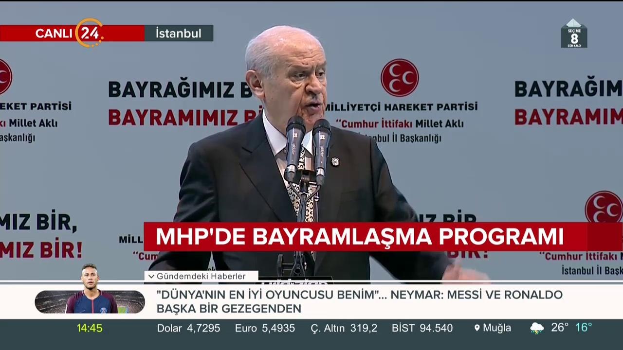 Devlet Bahçeli İstanbul'da