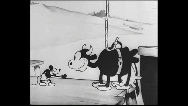 Mickey Mouse, Minnie Mouse - Steamboat Willie (1928)