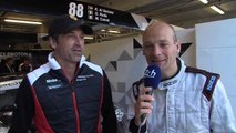 Patrick Dempsey au micro des 24 Heures du Mans