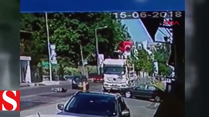 Fren yerine gaza basınca üzerinden geçti