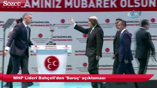 Bahçeli, partisinin İstanbul İl Başkanlığı tarafından düzenlenen bayramlaşma törenine katıldı