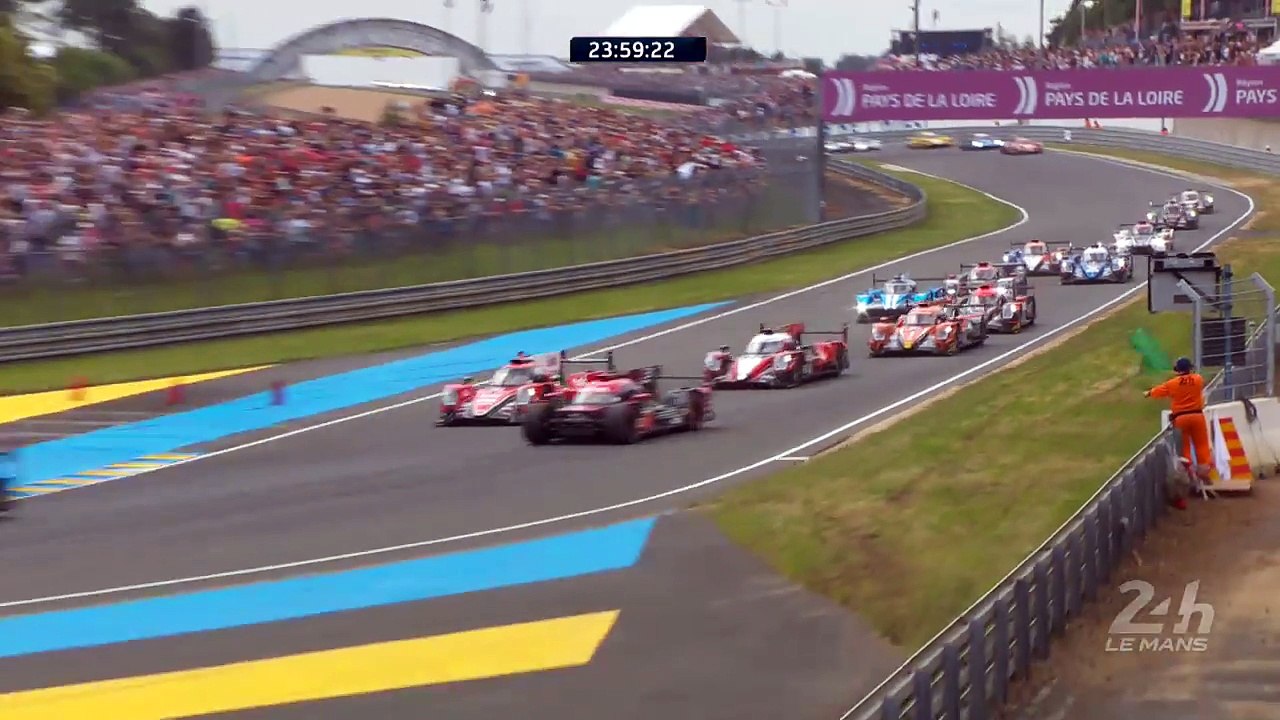 Départ et premières actions aux 24 Heures du Mans 2018