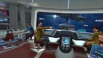 Une fille join leur game de Star Trek Bridge Crew VR