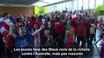 Malgré la victoire, les supporters des Bleus peu rassurés