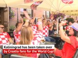Croatian supporters in party mood ahead of opener