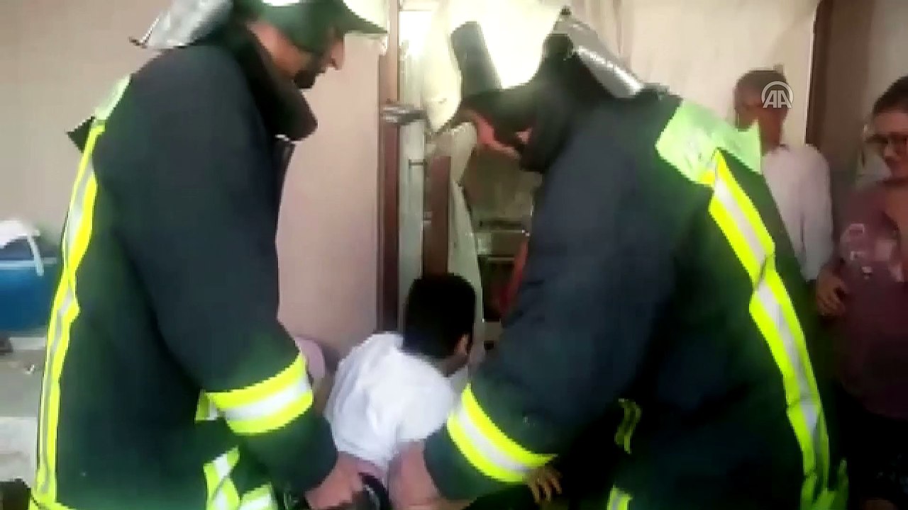 İtfaiye hayranı özel genç çifte bayram yaşadı - DENİZLİ