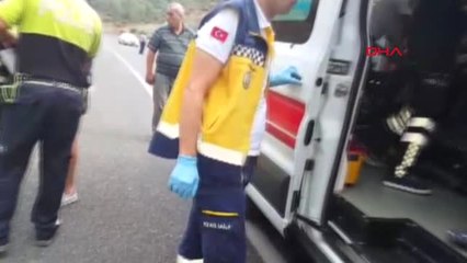 Muğla Tatil Yolunda Kaza 2 Yaralı