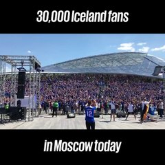 Les supporteurs de l'Islande sont pret pour la coupe du monde
