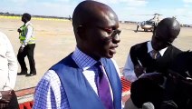 PRESIDENTIAL SPOKESPERSON AMOS CHANDA ADDRESSES THE MEDIA.We are streaming live from Kenneth Kaunda International Airport (KKIA) where Special Assistant to th