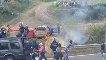 Rally Italia Sardegna 2018 - Andreas Mikkelsen Fire