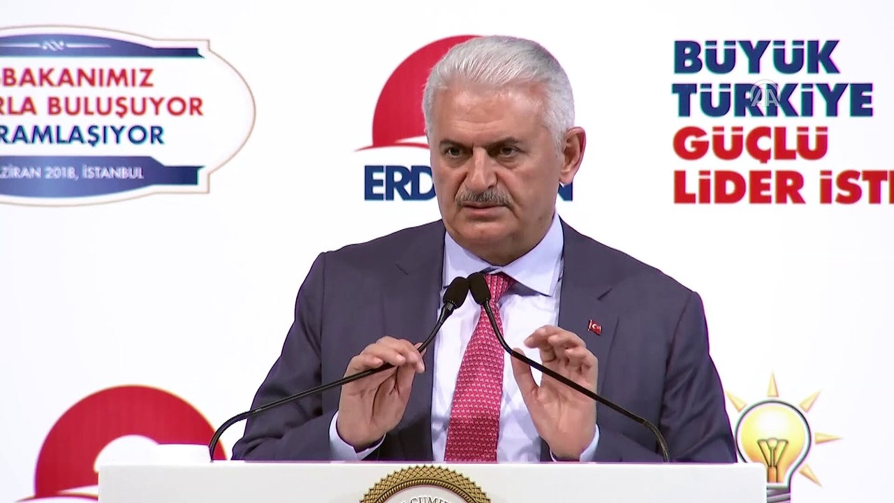 Başbakan Yıldırım: 'Darbelere, vesayetlere, ayrımcılığa hayat hakkı tanımayacak bir yönetim için sandığa gidiyoruz'- İSTANBUL