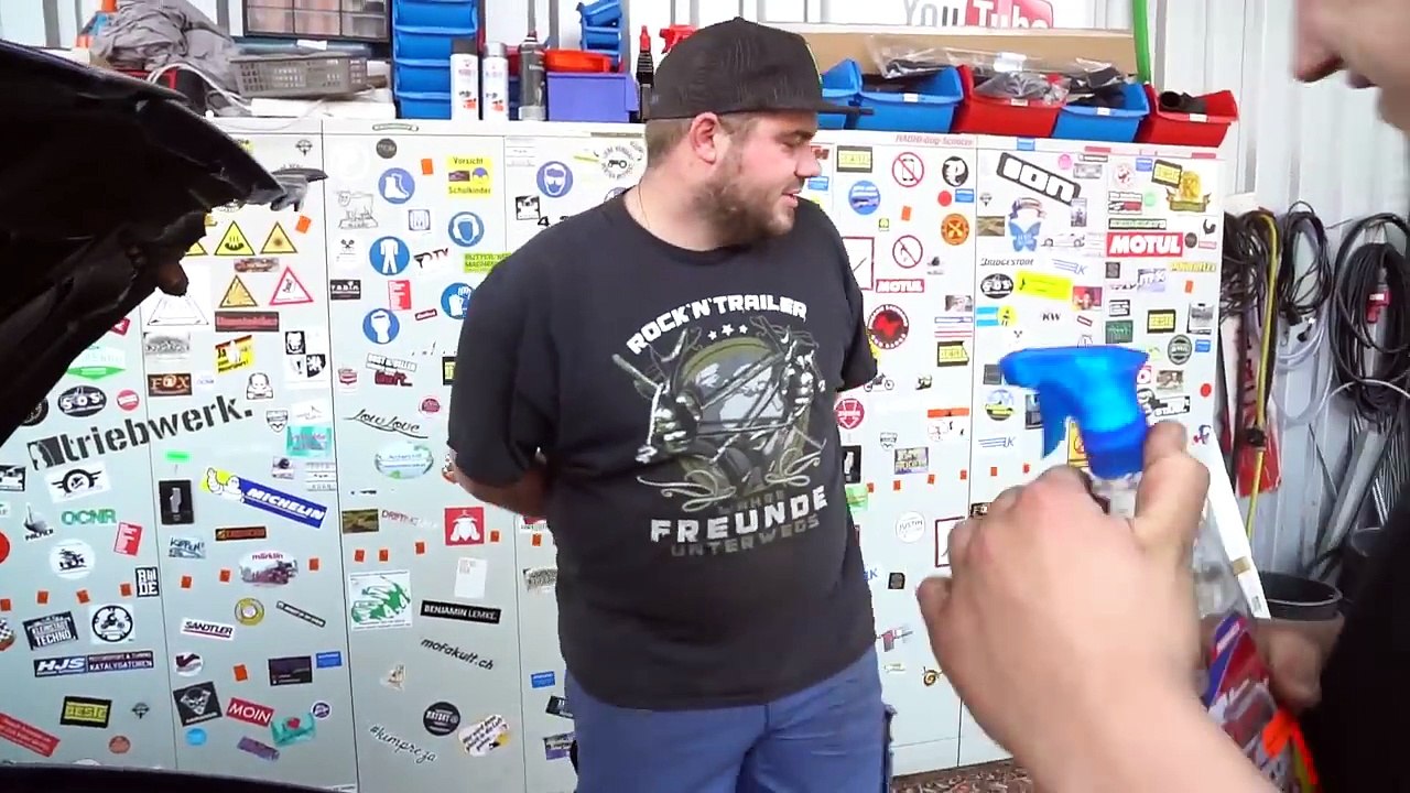 Motorspülung extrem - Rohrreiniger und Fettlöser im Motor | Dumm Tüch