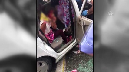 Denizli'de trafik kazası: 1 ölü, 9 yaralı