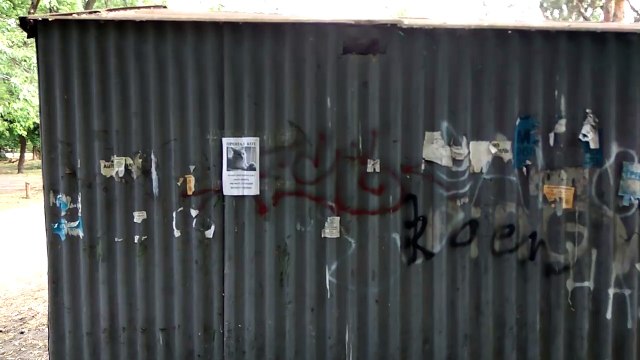 Creeped out when this _Missing cat_ poster turned his head as I walked by