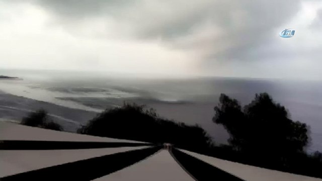 Bodrum'da hortum paniği