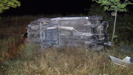 Bayram tatilinden dönen aile kaza yaptı: 1 ölü, 3 yaralı - KONYA
