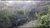Elazığ - Kaza Yapan Otomobil, 50 Metre Derinliğindeki Bahçeye Uçtu