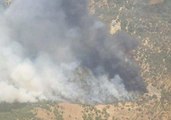 Growing Vegetation Fire Burns North of Oroville, California