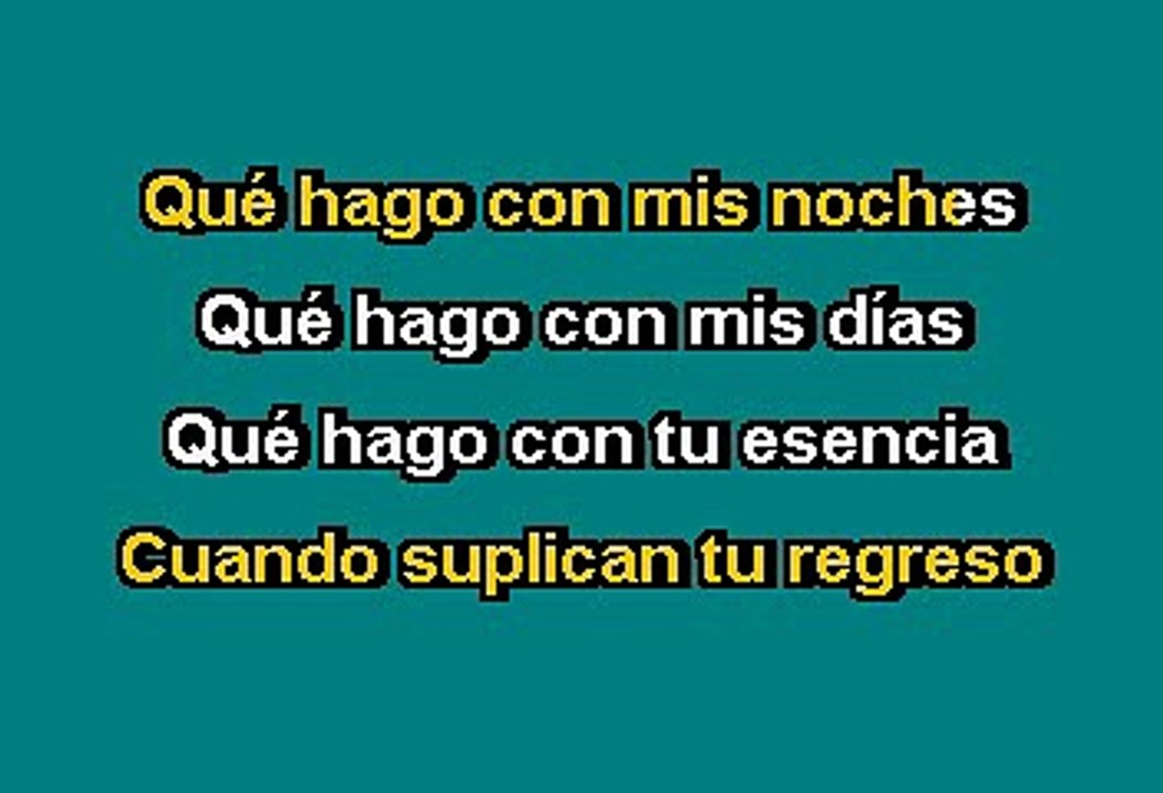 Ha Ash - Que hago yo (Karaoke)