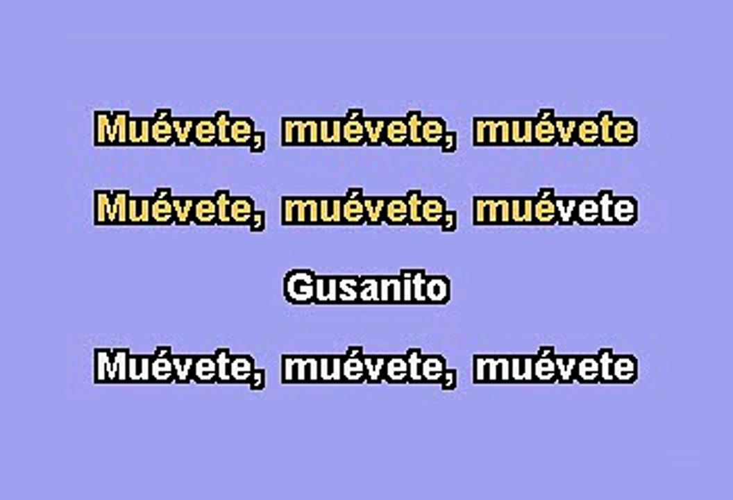 El General - El gusanito (Karaoke)